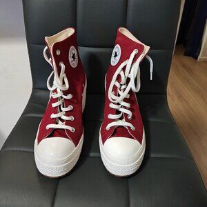 Converse Women's Chuck 70 De Luxe Heels Shoes - RED (A12576C)